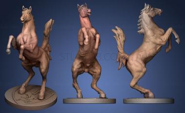 3D model HORSE SCULPTURE LO (STL)